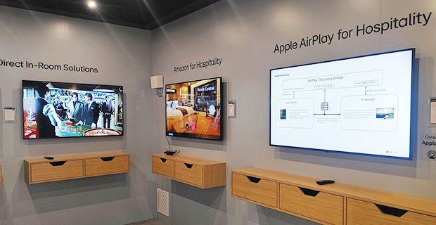 LG visar marknadens första hotell-TV med Apple AirPlay